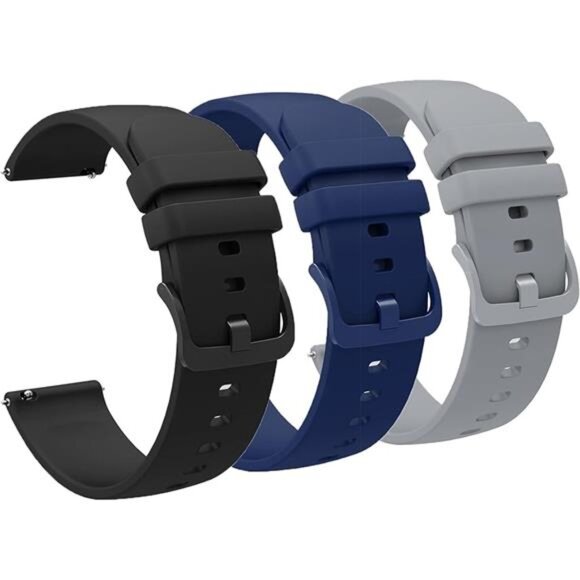 Compatible for AviiHoug H23 Smart Watch Bands, 18mm Quick Release New Soft - Picture 8 of 8